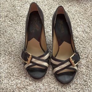 Michael Kors brown heels